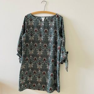 H&M William Morris & Co. Green Botanical Dress Size 10
